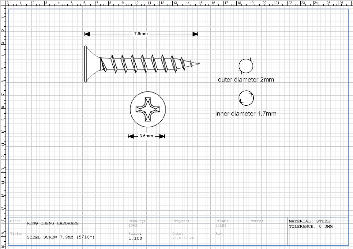 small screw, mini screw, wood craft screw